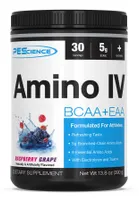 PEScience - Amino IV, Raspberry Grape, Proszek, 381g