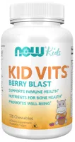 NOW Foods - Kid Vits, Smak Jagodowy, 120 tabletek do ssania