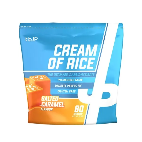 Trained by JP - Kleik Ryżowy, Cream of Rice, Słony Karmel, Proszek, 2000g