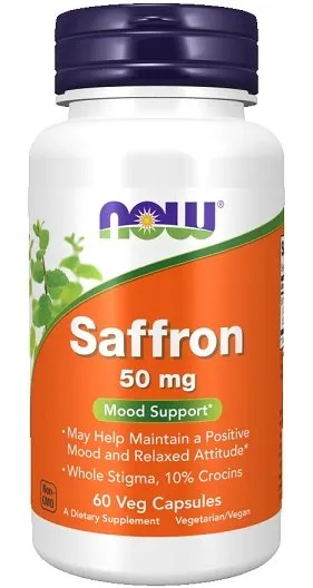NOW Foods - Szafran, 50mg, 60 vkaps