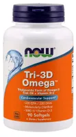 NOW Foods - Tri-3D Omega, 90 kapsułek miękkich