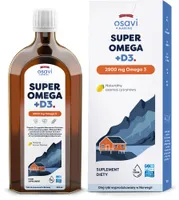 Osavi - Super Omega + D3, 2900mg Omega 3, Lemon, Liquid, 500 ml