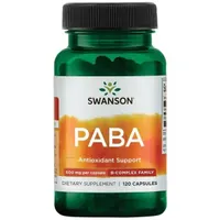 Swanson - PABA, 500mg, 120 capsules