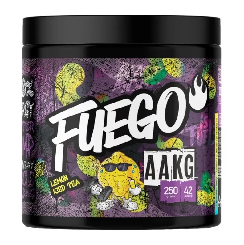 Fuego - AAKG, Lemon Ice Tea, Proszek, 250g