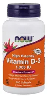 NOW Foods - Vitamin D3, 1000 IU, 360 Softgeles