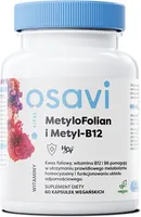 Osavi - MethylFolate and Methyl-B12, 60 vkaps