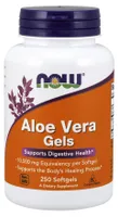 NOW Foods - Aloes, Aloe Vera Gels, 250 kapsułek miękkich