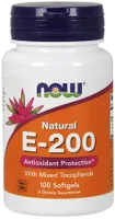 NOW Foods - Vitamin E-200, Natural, Mixed Tocopherols, 100 Softgeles