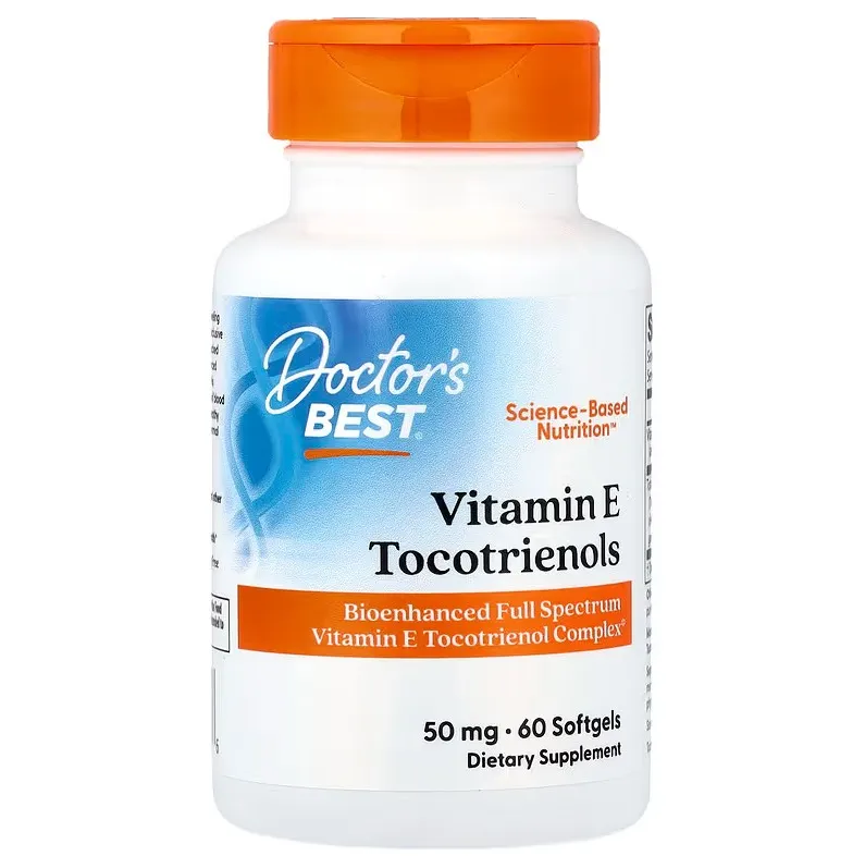 Doctor's Best - Tocotrienols, 50 mg, 60 Softgeles