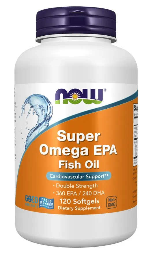 NOW Foods - Super Omega EPA Molecularly Distilled, 120 kapsułek miękkich