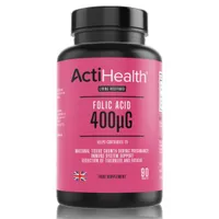 ActiHealth - Folic Acid, Kwas Foliowy, 400mcg, 90 tabletek