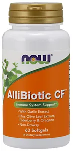 NOW Foods - AlliBiotic CF, 60 kapsułek miękkich
