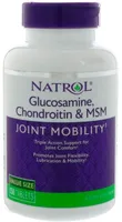 ﻿Natrol - Glukozamina, Chondroityna, MSM, 150 tabletek