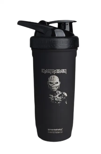 SmartShake - Shaker, Reforce Stainless Steel, Rock Band Collection, Iron Maiden Book of Souls, 900 ml.