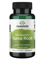 Swanson - Suma Root (Brazilian Ginseng), 400mg, 60 Capsules