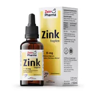Zein Pharma - Zinc Drops, Cynk, Płyn, 50 ml