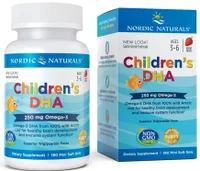 Nordic Naturals - DHA Acids for Children, Strawberry Flavor, 180 Softgeles