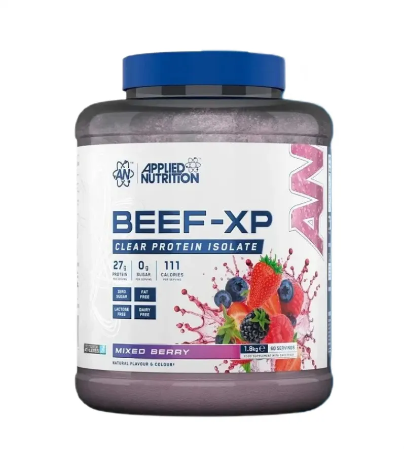 Applied Nutrition - Białko Wołowe Beef-XP, Owoce Leśne, Proszek, 1800g