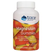Trace Minerals - Magnesium Gummies, Peach, 120 żelek