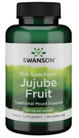 ﻿Swanson - Full Spectrum Jujube Fruit, Owoc Głożyny, 675mg, 60 kapsułek
