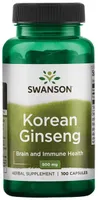 Swanson - Żeń-Szeń Koreański, 500mg, 100 kapsułek