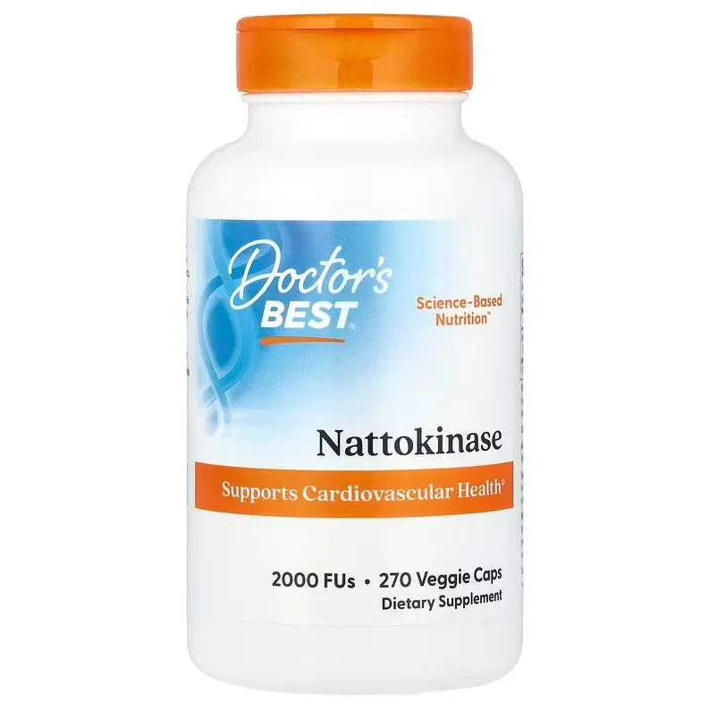 Doctor's Best - Nattokinase, Nattokinase, 2000 FUs, 270 vkaps