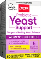 Jarrow Formulas - Probiotyki dla Kobiet, Yeast Support, 5 Billion CFU, 30 vkaps