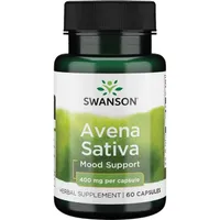Swanson - Avena Sativa (Real Oats), 400mg, 60 Capsules