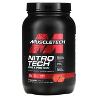 MuscleTech - Nitro-Tech,  Odżywka Białkowa, Strawberry, Proszek, 907g