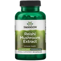 Swanson - Reishi Mushrooms, 500mg, 90 Capsules