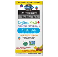 Garden of Life - Dr. Formulated Probiotics Organic Kids+, Strawberry Banana, 30 żelek