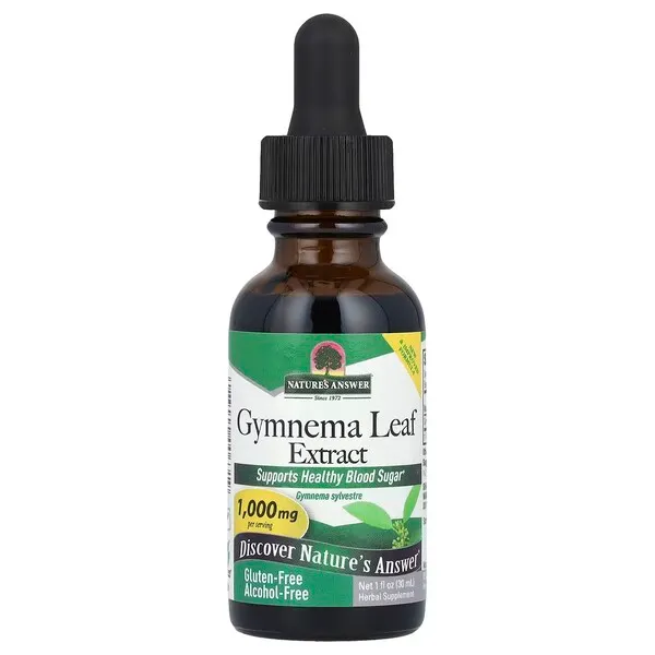 Nature's Answer - Gymnema, Ekstrakt z liści, 30 ml.