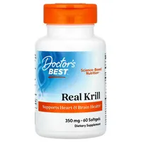 Doctor's Best - Krill Oil, 350 mg, 60 Softgeles