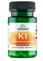 Swanson - Witamina K-1, 100µg, 100 tabletek