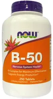 NOW Foods - Vitamin B-50, 250 tablets