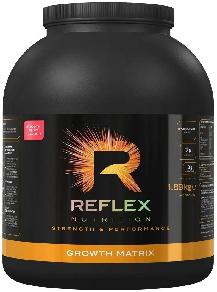 Reflex Nutrition - Growth Matrix, Rich Chocolate, Proszek, 1890g