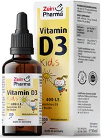 Zein Pharma - Witamina D3 dla Dzieci, 400IU, Płyn, 10 ml