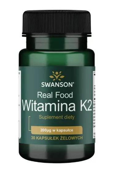 Swanson - Witamina K2, 200µg, 30 kapsułek miękkich