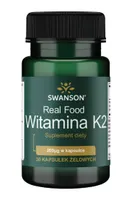 Swanson - Witamina K2, 200µg, 30 kapsułek miękkich
