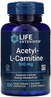 Life Extension - Acetyl-L-Carnitine, 500mg, 100 vkaps