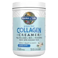 Garden of Life - Grass Fed Collagen Creamer, Creamy Vanilla, Proszek, 330g