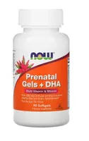 NOW Foods - Prenatal Gels + DHA, 90 softgels