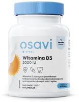 Osavi - Vitamin D3, 2000IU, 60 Softgeles
