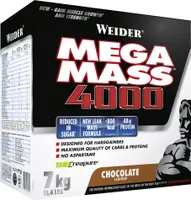 Weider - Mega Mass 4000, Czekolada, Proszek, 7000g