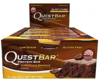 Quest Nutrition - Quest Bar, Baton Proteinowy, Chocolate Brownie, 12 Batonów x 60g