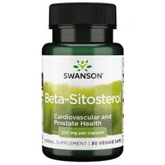 Swanson - Beta-Sitosterol, 320mg, 30 vkaps