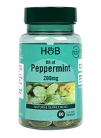 Holland & Barrett - Oil of Peppermint, 200mg, 60 capsules