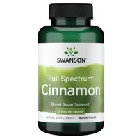 Swanson - Cinnamon, 375mg, 180 Capsules