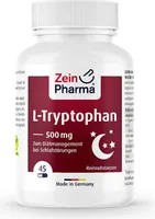 Zein Pharma - L-Tryptophan, 500mg, 45 capsules