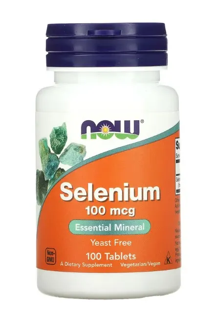 NOW Foods - Selen, 100 μg, 100 tabletek